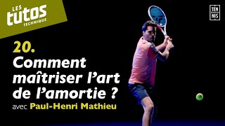 Comment maîtriser lart de lamortie   Tuto Tennis Technique 20 avec PaulHenri Mathieu  FFT [upl. by Eiggem]