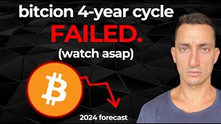 BITCOIN FAILED 4YR CYCLE WARNING Most Are Not Ready For What Comes Next Complete 2024 Guide [upl. by Agathy578]