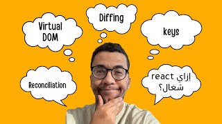 ازاي react بيشتغل؟ شرح Virtual DOM و reconciliation process [upl. by Lalitta]