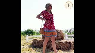 Come abbinare un vestito rosso stile bohemien  Immergetevi nella moda Boho con Paradiso Bohemien [upl. by Christos]