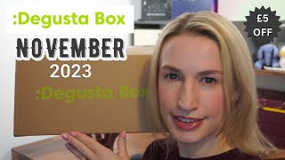 Degustabox UK November 2023 Unboxing [upl. by Montano]