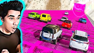 Indian Cars Vs Extreme Ramp Challenge  GTA 5 Indian Cars  GTA 5 STUNTS  HINDI [upl. by O'Reilly]