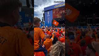 Dutch Fans Amazing Support Parade  Euro 2024  Netherlands Fan Celebration [upl. by Abihsat545]