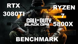 RTX 3080 Ti  RYZEN 7 5800X quotBENCHMARKquot CALL OF DUTY BLACK OPS 6 NO COMMENTARY [upl. by Yeargain804]