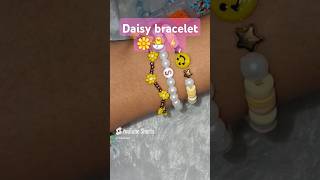 Daisy pattern seed beads bracelet 🌼❤️✨️ [upl. by Eelatsyrc]