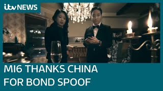 MI6 chief thanks China for ‘free publicity’ after spoof James Bond video  ITV News [upl. by Maegan]