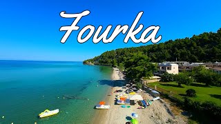 Fourka Beach  Halkidiki 2024 [upl. by Bennie768]