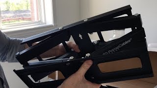 Full Motion TV Wall Mount Swivel Unboxing  PrimeCables [upl. by Dyob]