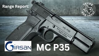 Range Report Girsan MC P35 Browning HiPower Clone [upl. by Ahseekan]