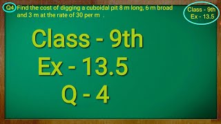 Class 9th  Ex  135 Q 4  Surface Areas and Volumes  CBSE NCERT [upl. by Yared896]