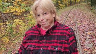 Riding the Railkart in Full Fall Color on 2 foot Gauge [upl. by Decca]