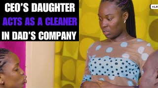 CEOs daughter acts as cleaner in her own fathers company What happens in the end is surprising [upl. by Limann]