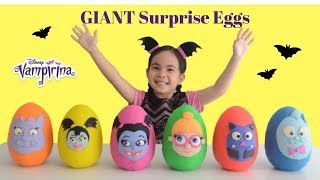 Vampirina Surprise Eggs Play Doh Opening Fun [upl. by Dustin]