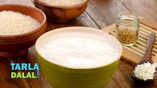 How to Make a Perfect Dosa Batter Basic South indian Batter Recipe for Idli and Dosa by Tarla Dalal [upl. by Malvin81]