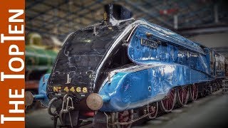 The Top Ten Fastest Steam Locomotives of All Time [upl. by Onid]