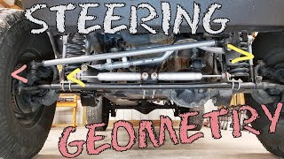 Understanding Steering Geometry  Bump Steer Drag Link Flip and Finding the Right Angles [upl. by Nahtanohj943]