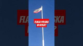 Flaga Polska w Rosji polacyzagranica polacy [upl. by Haily]