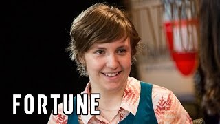 Lena Dunham Talks Girls  Fortune [upl. by Derron75]