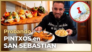 Los MEJORES PINTXOS de SAN SEBASTIÁN ¡ALUCINANTES [upl. by Akirat]