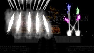 WWE New Year 2006 Opening Pyro Replication Fan Request [upl. by Naitsirk847]