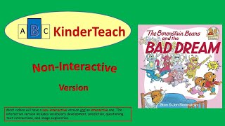 The Berenstain Bears and the Bad Dream  NonInteractive Read Aloud [upl. by Ahseikan]