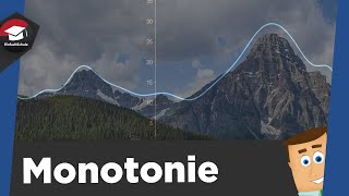 Monotonie einfach erklärt  Monotonie berechnen  Monotonie und Krümmung erklärt [upl. by Kired]