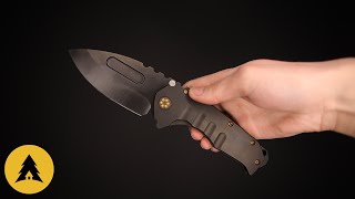 Складной нож Medford Praetorian T Drop Point PVD [upl. by Nalehp]