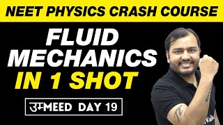 FLUID MECHANICS IN ONE SHOT  All Concepts Tricks amp PYQs  NEET Physics Crash Course [upl. by Nayrb]