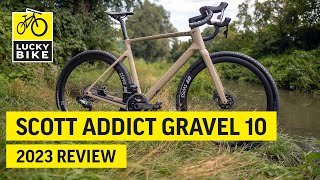 SCOTT ADDICT GRAVEL 10 2023 REVIEW  Pfeilschnelles Gravelbike mit edler Ausstattung [upl. by Cimah]