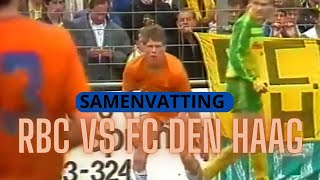 KNVB BEKER 1986  Halve Finale  RBC vs FC Den Haag  Samenvatting [upl. by Corrina598]