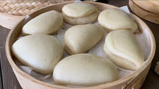 Steamed bao buns recipe How to make soft bao buns [upl. by Mingche]