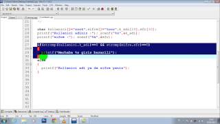 C Programlama  Ders 25  Standart Kütüphane Fonksiyonları strcmp fonksiyonu 47 [upl. by Duval584]