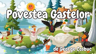 🐔 Povestea Gastelor  Povesti pentru copii in versuri  George Cosbuc  Poezii  Povesti audio 🐔 [upl. by Anuhsal]