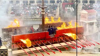 Le Signe du Triomphe au Puy du Fou  le spectacle comme si vous y étiez nouveau final incroyable 4K [upl. by Tomasine191]