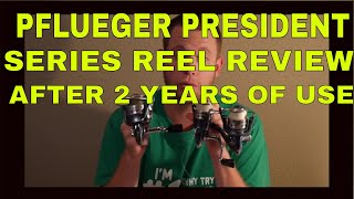 Pflueger President 6935 Spinning Reel  After 2 Years quotREAL REVIEWquot  2017 [upl. by Fleur275]