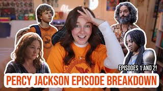 Percy Jackson and the Olympians Episodes 1 and 2 BREAKDOWN [upl. by Nahsrad]