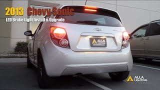 201219 Chevy Sonic Brake Tail Stop Lights LED Bulb Upgrade amp Install [upl. by Anitnamaid]