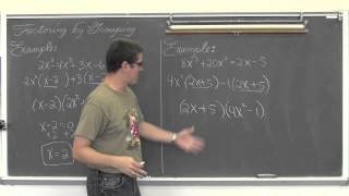 Factoring Polynomials by Grouping [upl. by Colin]