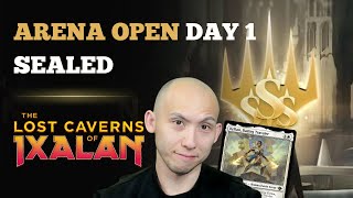 Deleting 5000 Gems EASY  Arena Open Day 1  Lost Caverns Of Ixalan Sealed  MTG Arena [upl. by Marolda]