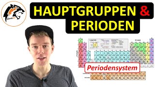 Hauptgruppen amp Perioden im Periodensystem  Atomaufbau amp Valenzelektronen [upl. by Notsua]