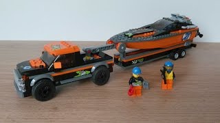 LEGO 60085 LEGO CITY 4X4 with Power Boat [upl. by Zimmermann]