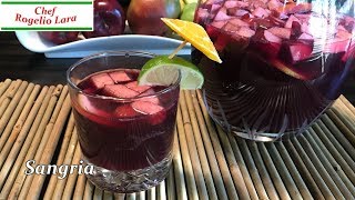 COMO HACER SANGRIA RECETA DELICIOSA [upl. by Almap]