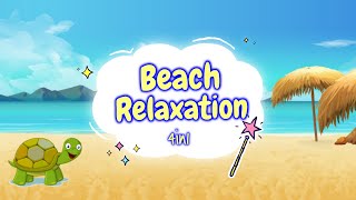 Sleep Meditation for Children  BEACH RELAXATION 4in1  Sleep Story for Kids [upl. by Boeschen]