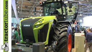 Agritechnica 2013 Der neue Claas Xerion 4000 auf der Messe in Hannover [upl. by Voletta656]