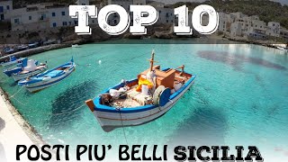 Top 10 cosa vedere in Sicilia  posti più belli meno conosciuti [upl. by Dnilasor]