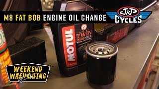 Oil Change  Harley Davidson Milwaukee Eight Softail [upl. by Yahs171]