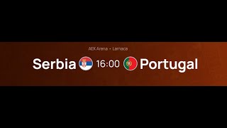 UEFA UNDER17 CHAMPIONSHIP  SERBIA vs PORTUGAL  SEMIFINALS  02062024  1600PM [upl. by Christiana]