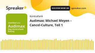 Audimax Michael Meyen – CancelCulture Teil 1 [upl. by Peace]