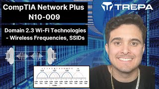 Network Plus N10009 Full Course  Domain 23 Wireless Channels Frequencies SSIDs Network Types [upl. by Masry]