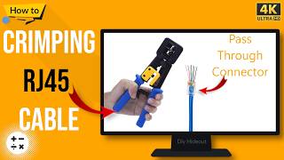 RJ45 Crimping Tutorial Ethernet Cable Making [upl. by Cleon212]